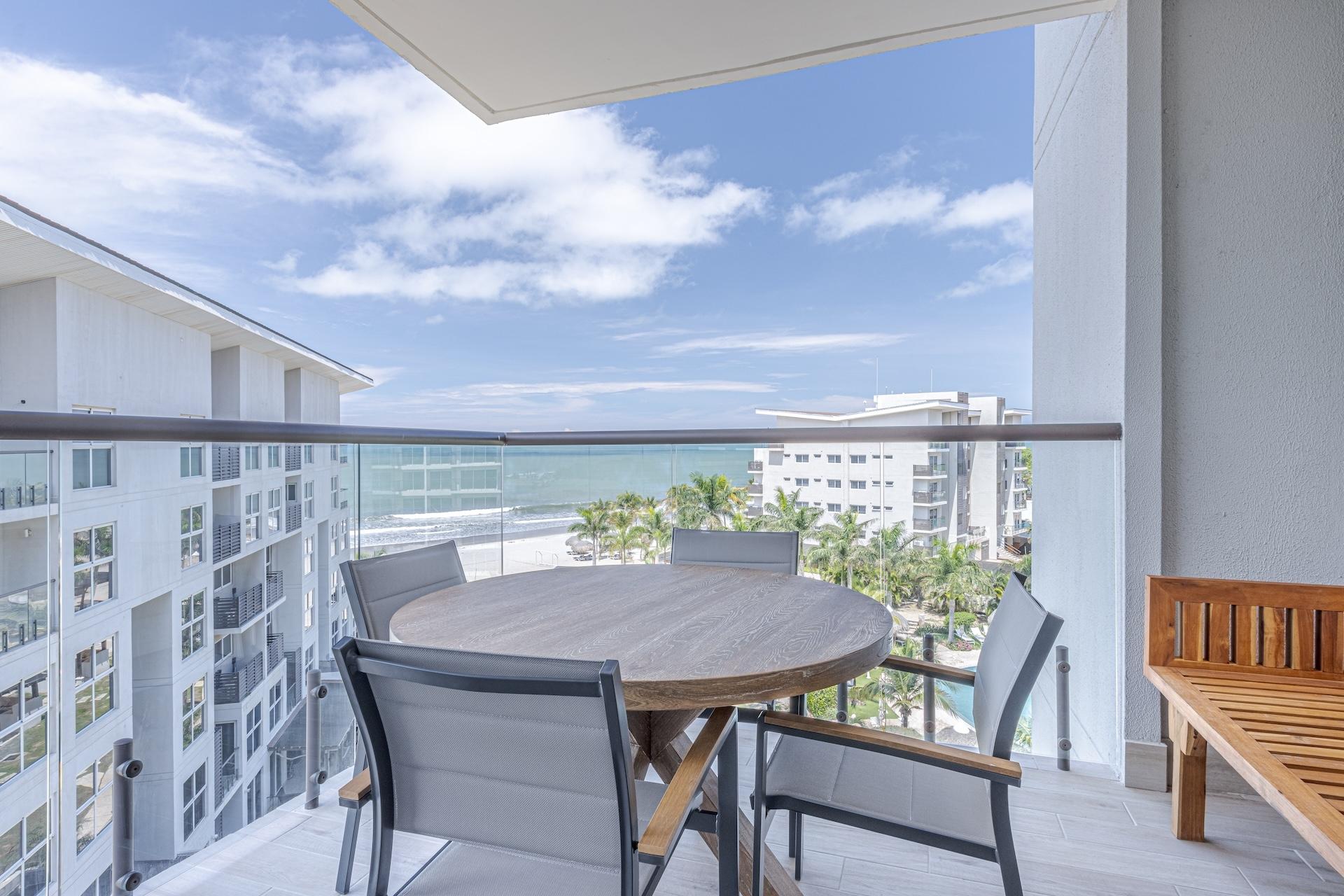 Turnkey 2BR/2BA Beachfront Condo in Playa Caracol