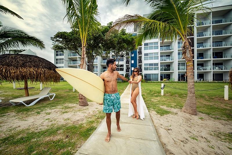 Modern 2-Bedroom Beach Condo in Playa Caracol