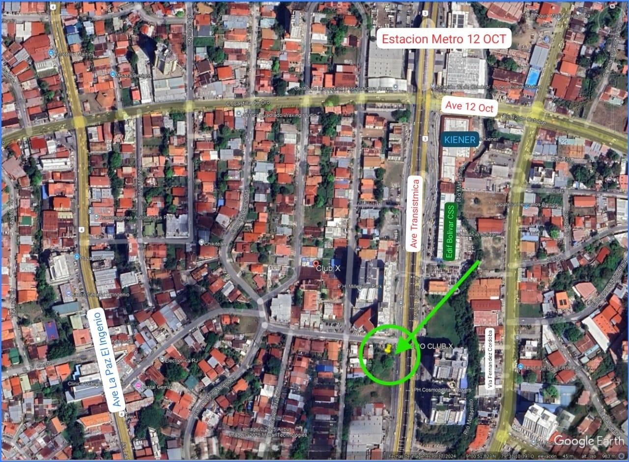 Land Corner Transístmica Avenue and ClubX Street