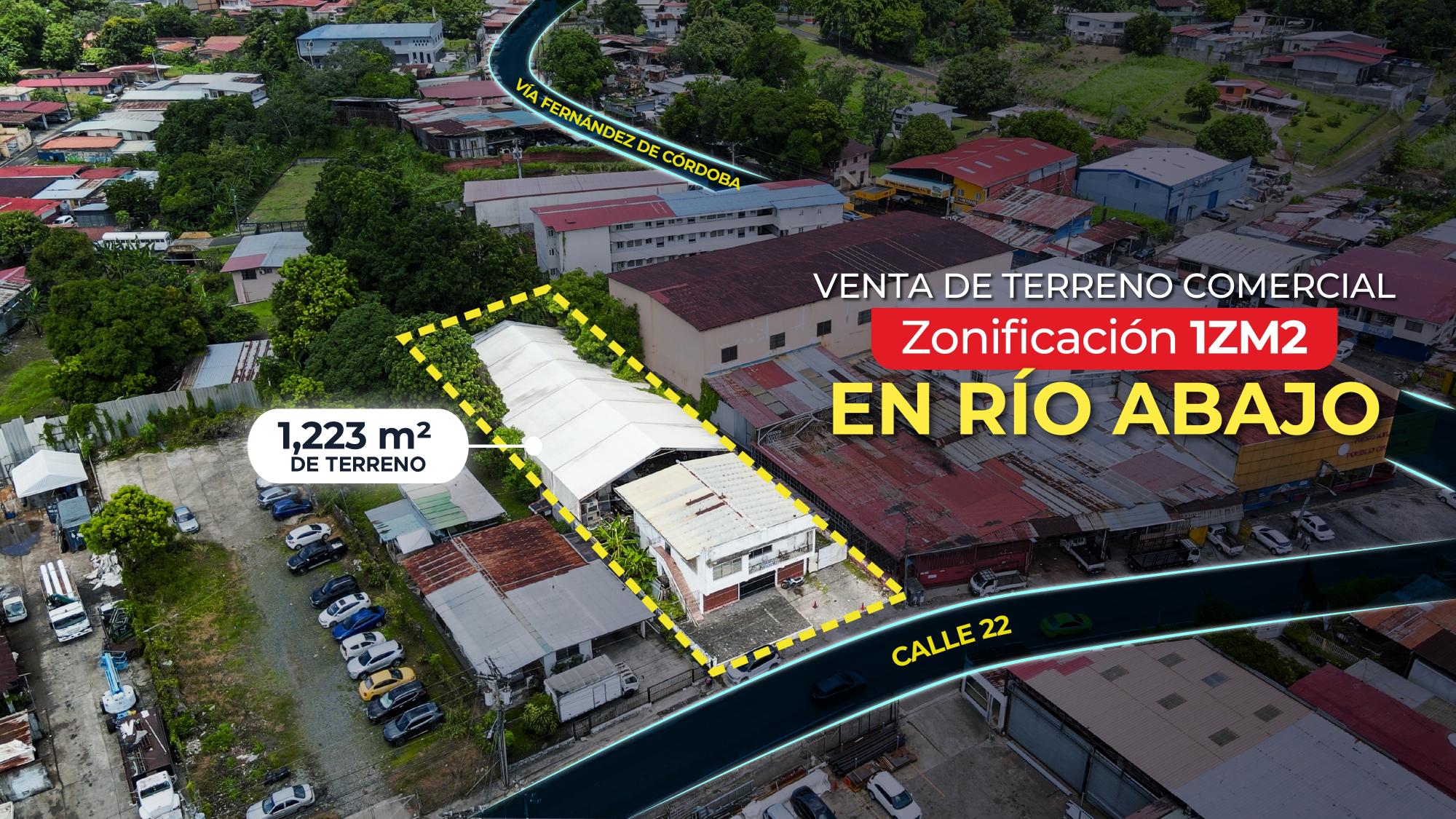 Commercial land for sale 1ZM2 in Río Abajo