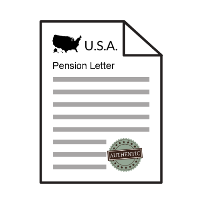 pension letter