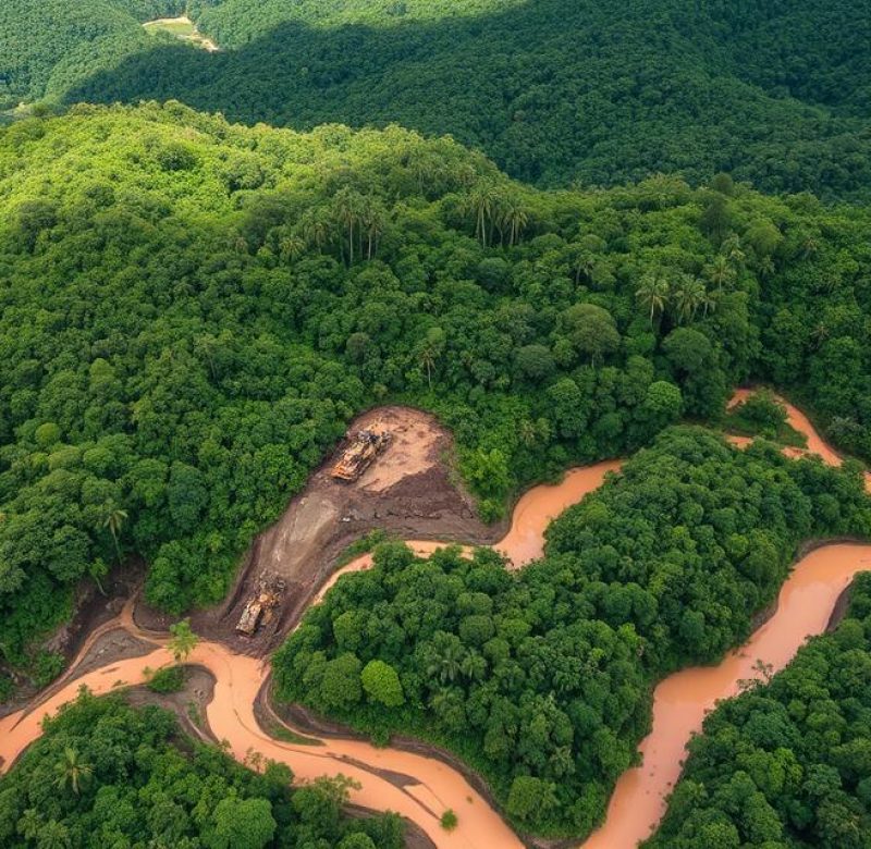 Rampant Illegal Gold Mining risks Corcovado National Park in Costa Rica